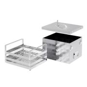 Коптильня горячего копчения «ЧУДО Премиум» КНГ-2 МИНИ (2-х ярусная нержавейка +щепа)